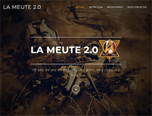 Tablet Screenshot of la-meute.com